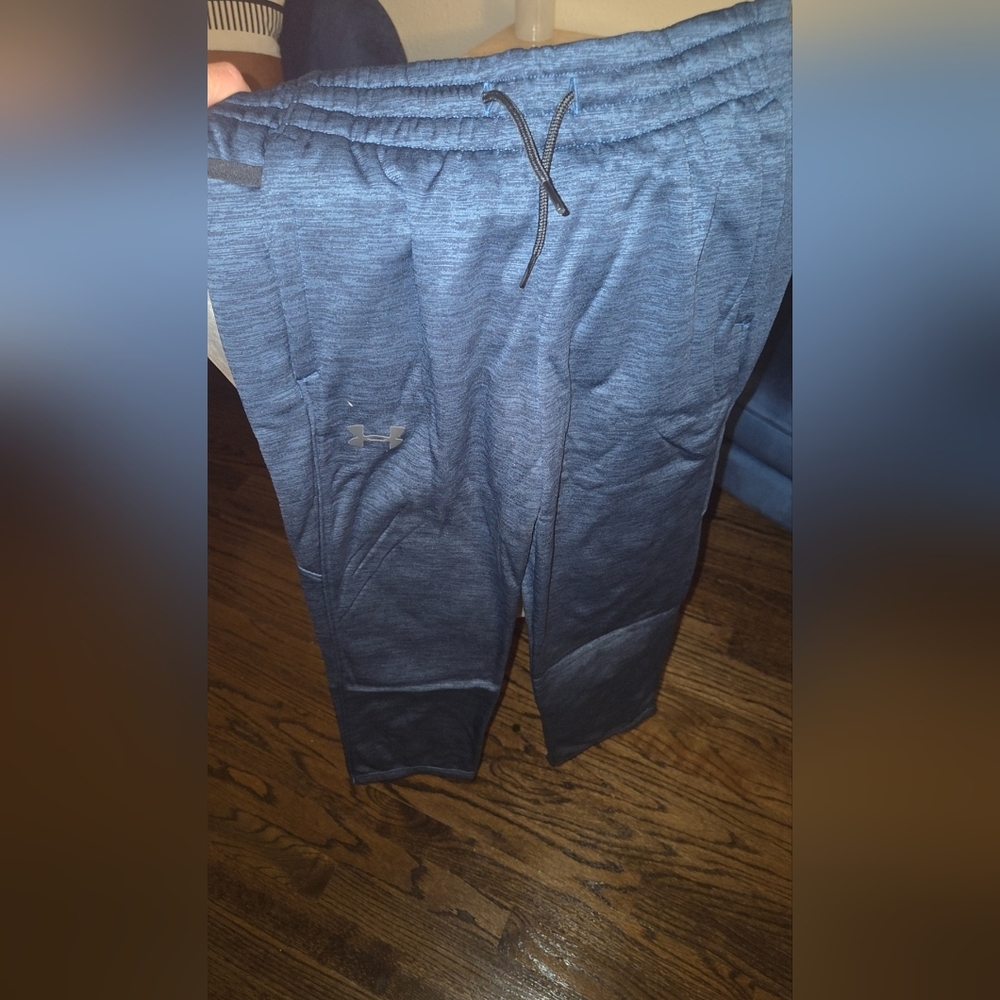 Under Armour Kids Heathered Blue Joggers